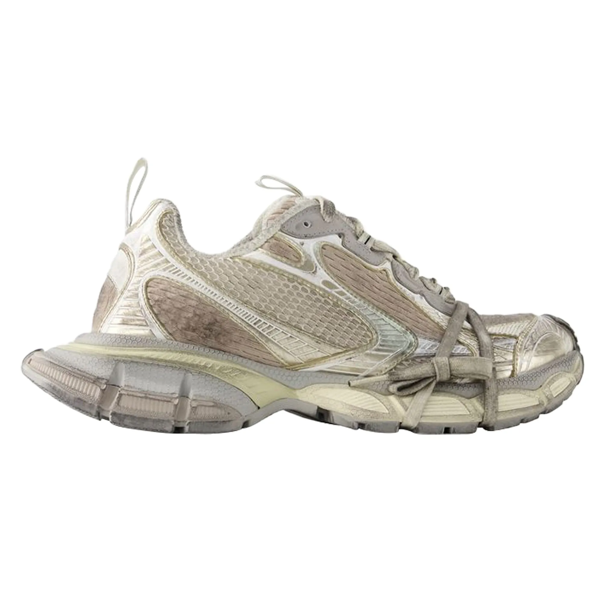 3XL Sneakers - Balenciaga - Mesh - Eggshell