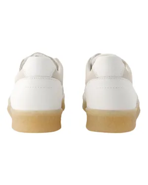 6 Court Sneakers - MM6 Maison Margiela - Leather - White