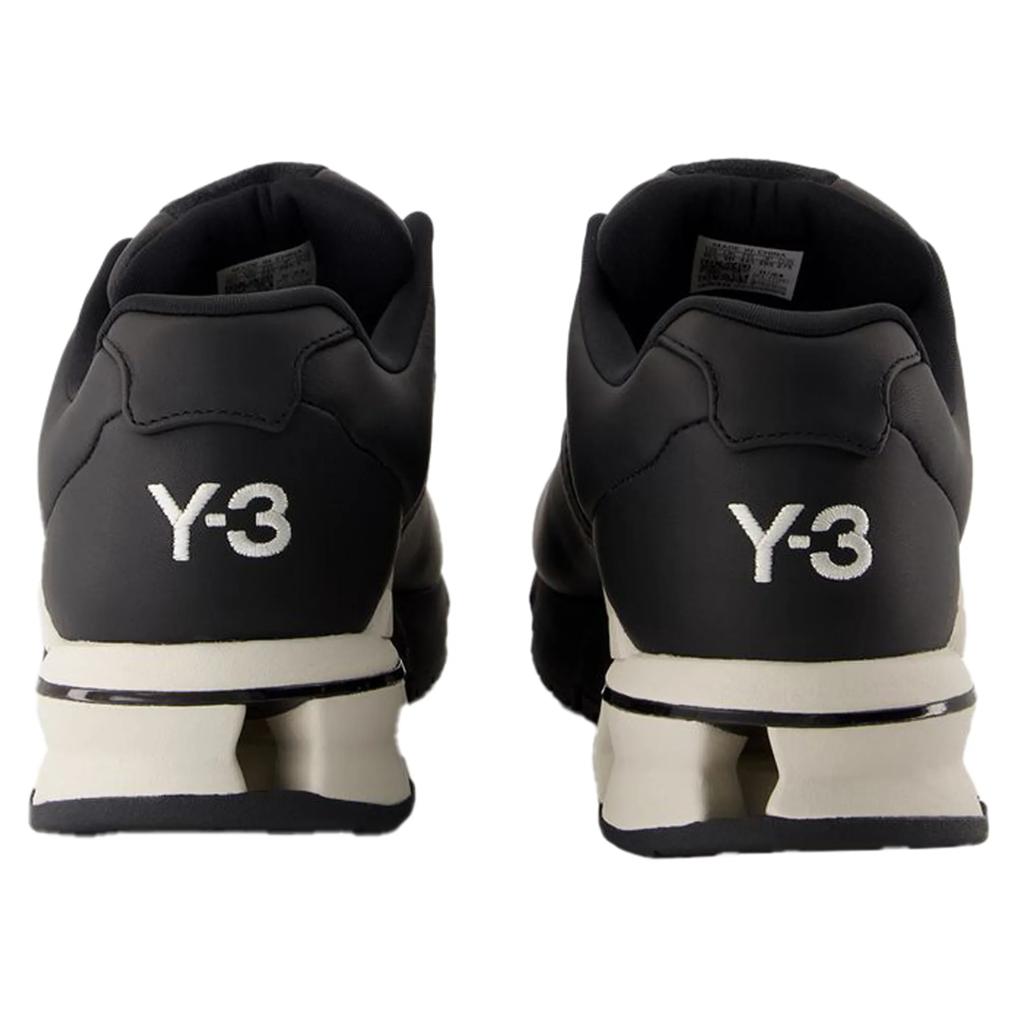 A3 Control Sneakers - Y-3 - Leather - Black