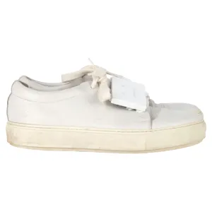 Acne Studios Adriana Low-Top Sneakers in White Leather