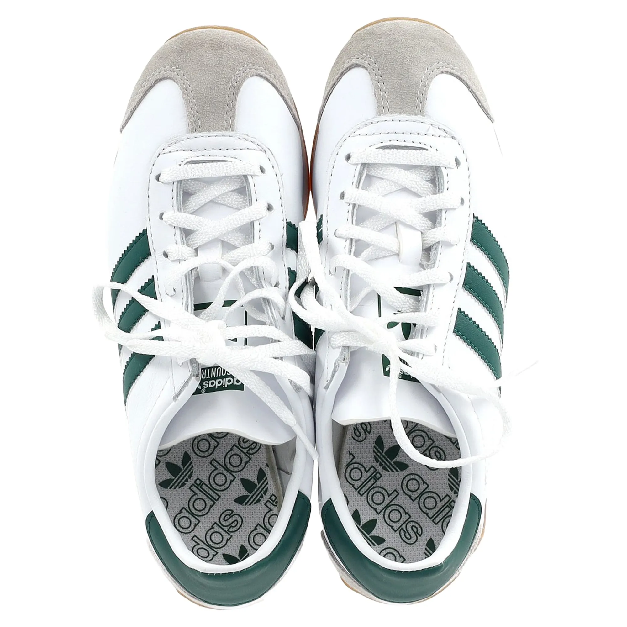 Adidas Country Sneakers in White Leather