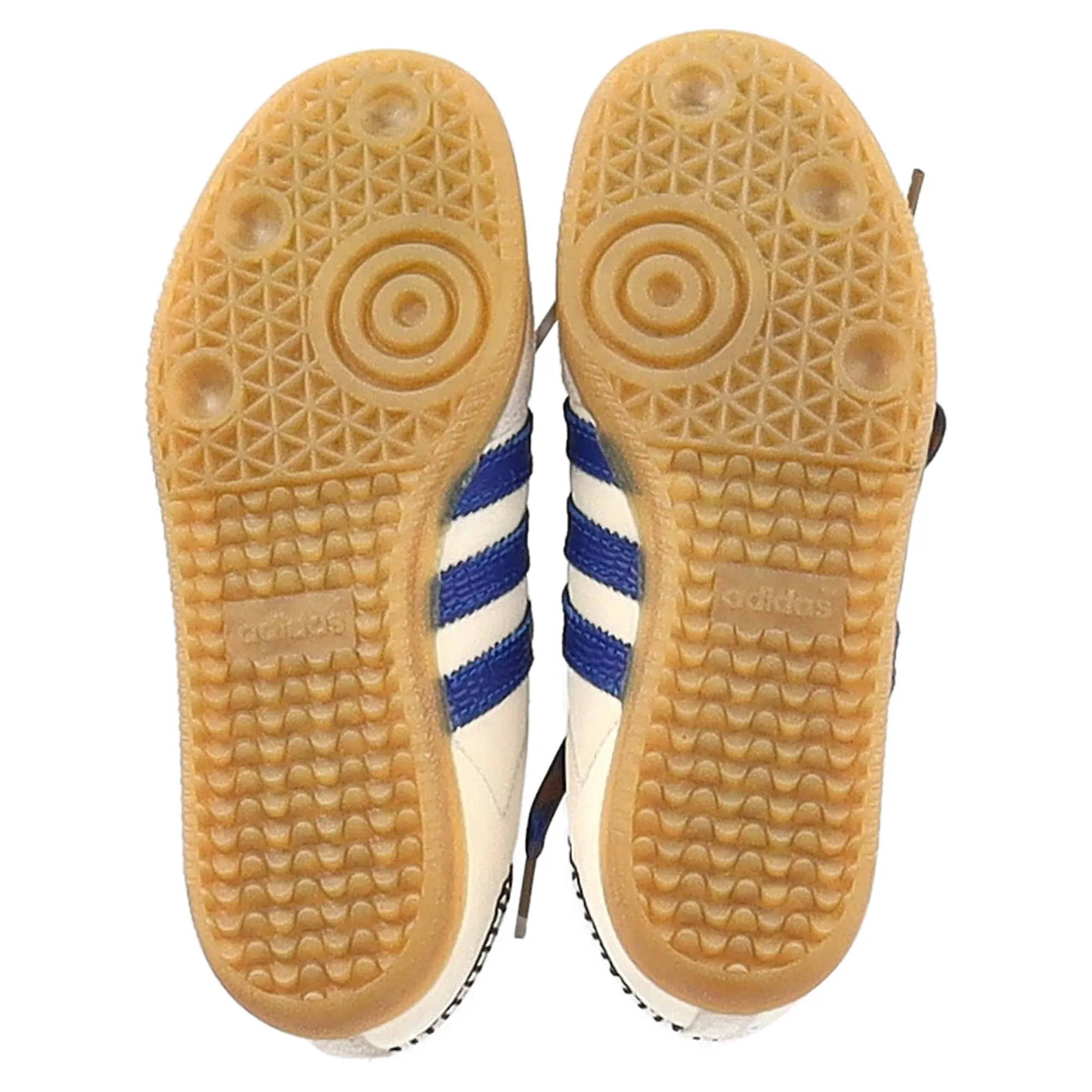 Adidas X Wales Bonner Samba Sneakers in Cream Nylon and Suede