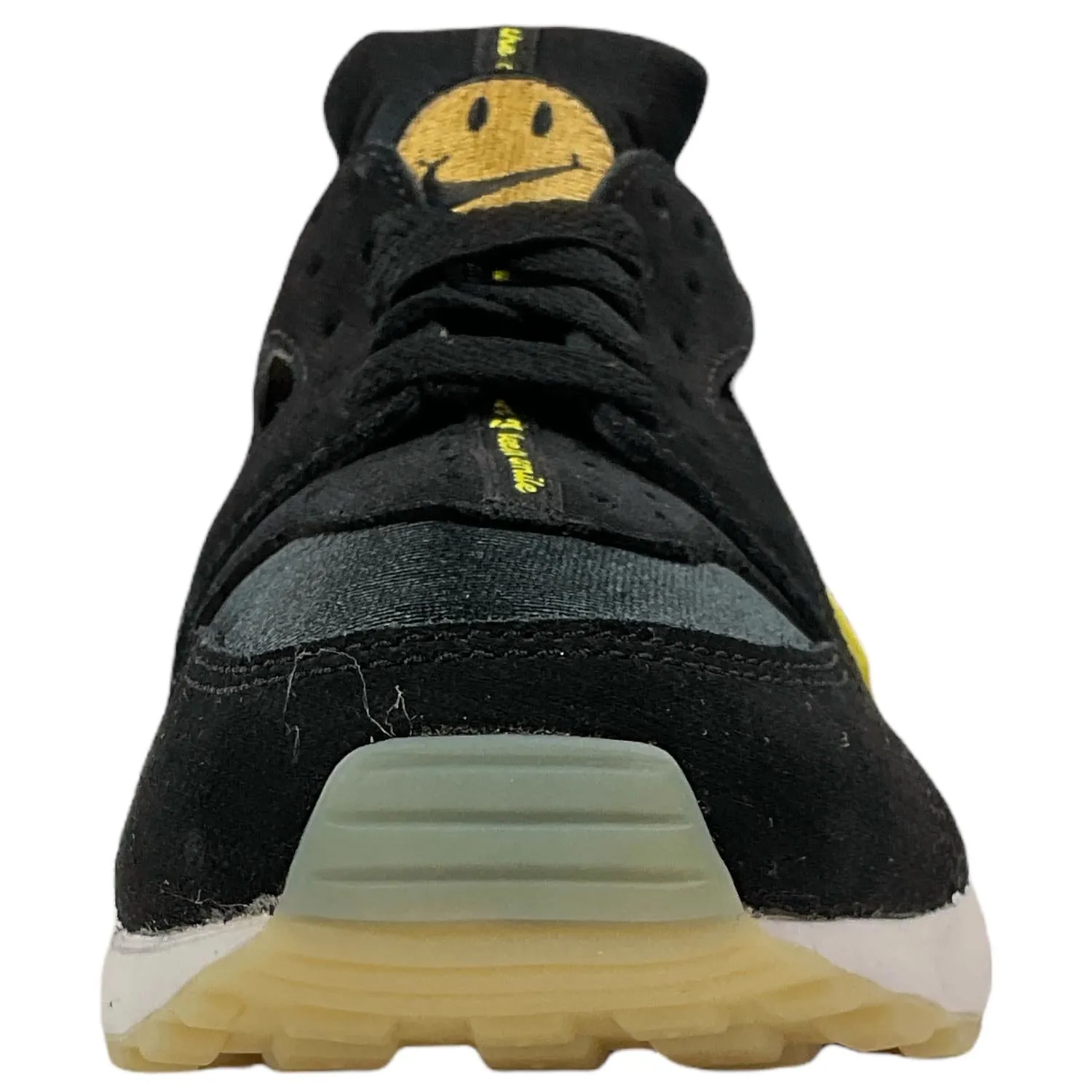 Air Huarache Sneaker In Black/yellow Strike-White