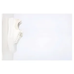 Alexander Mcqueen Deck Skate Plimsoll Sneakers in White Canvas
