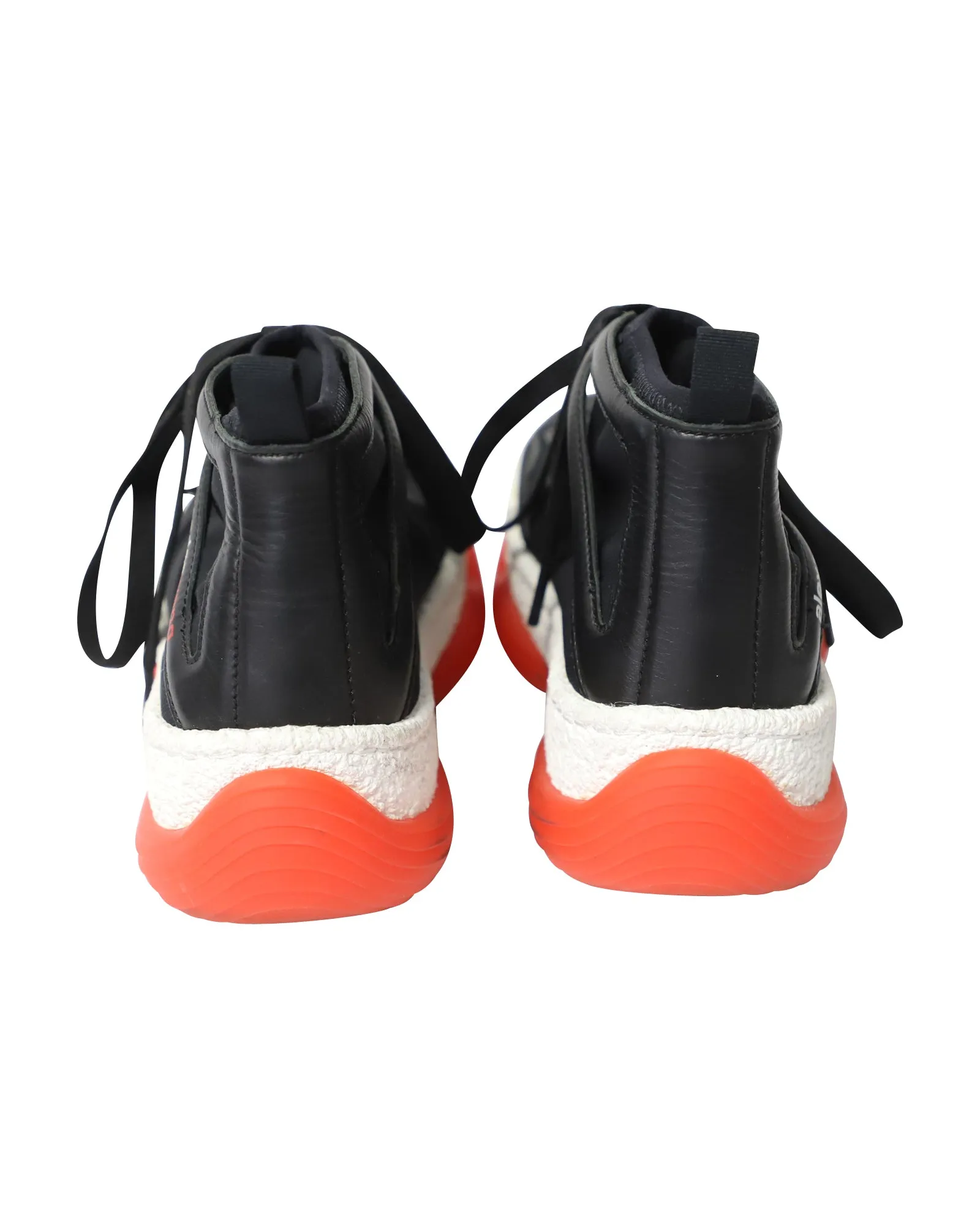 Alexander Wang Chunky Mesh Trainers in Black Cotton