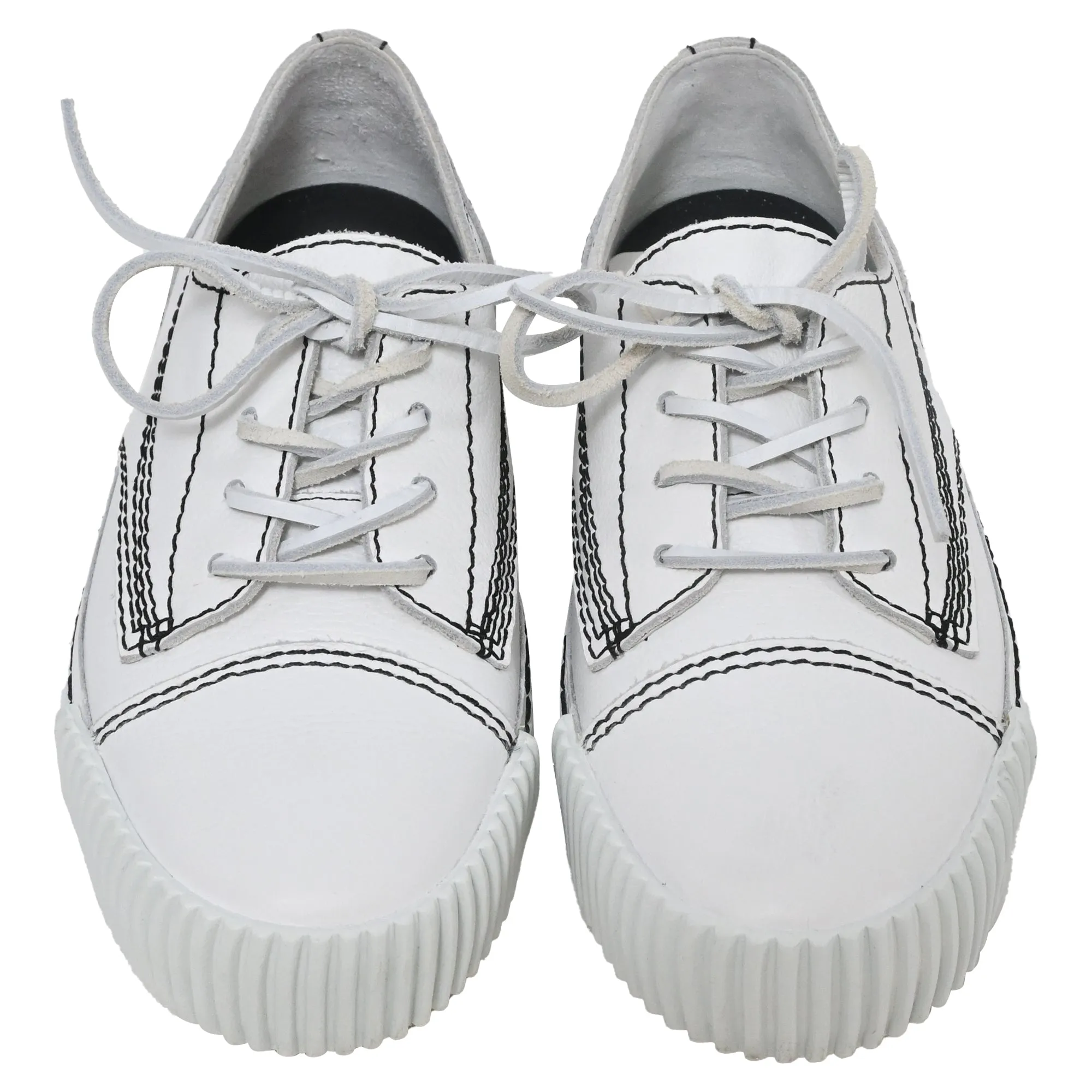 Alexander Wang Perry Low-top Trainers In White Leather