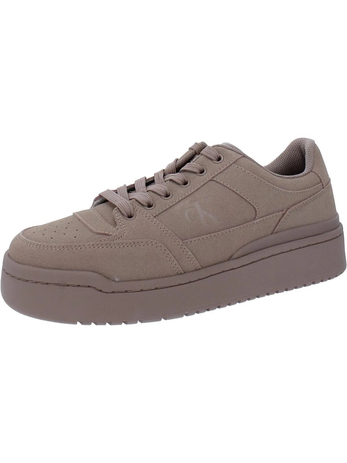 Alondra Womens Faux Leather Lifestyle Casual And Fashion Sneakers