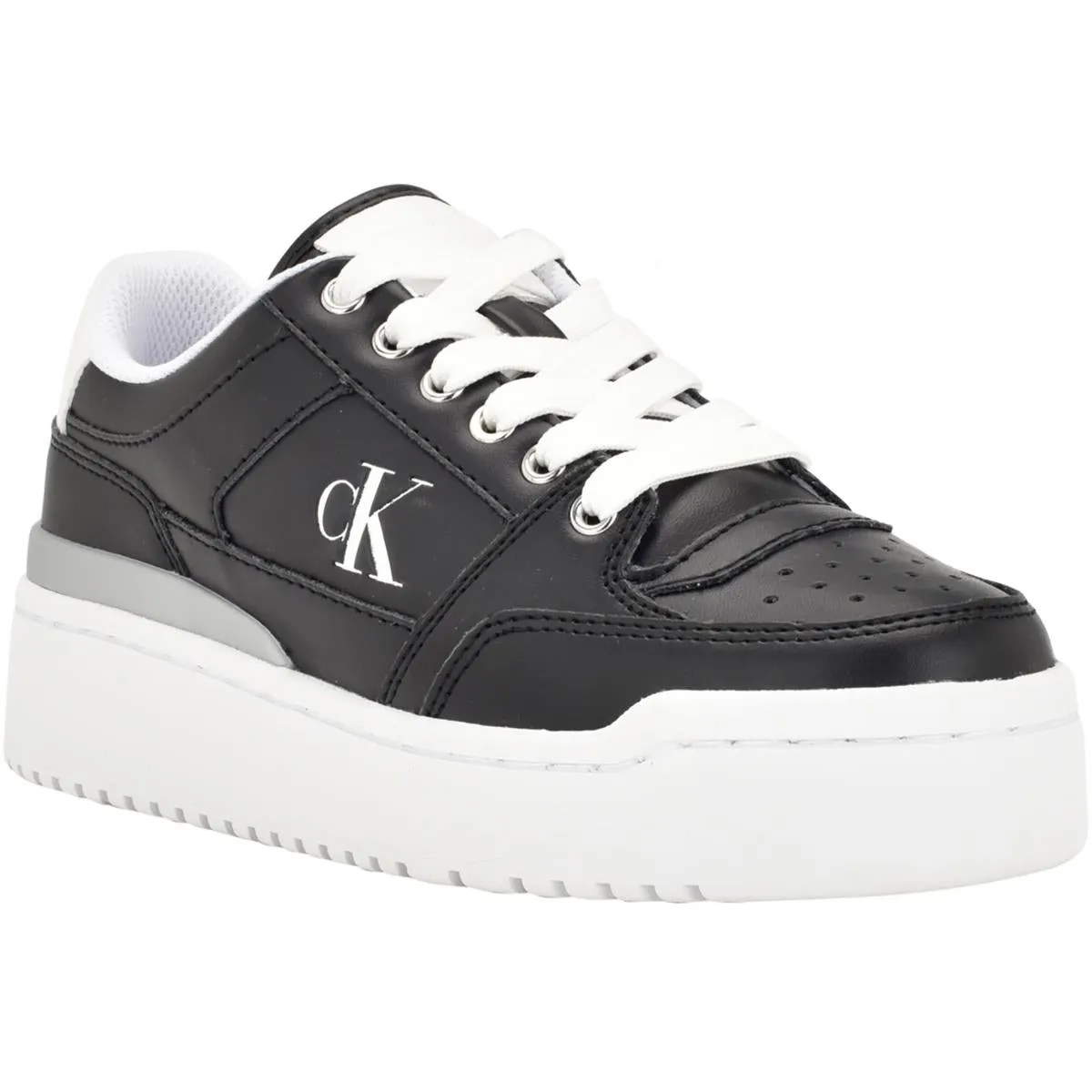 Alondra Womens Faux Leather Lifestyle Casual And Fashion Sneakers