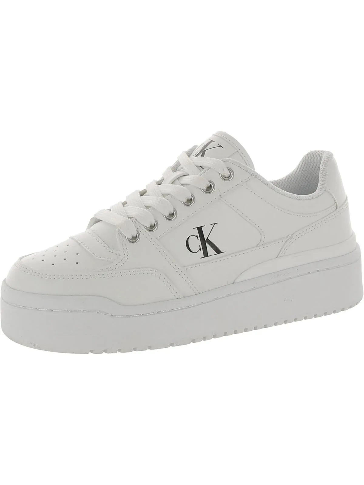 Alondra Womens Faux Leather Lifestyle Casual And Fashion Sneakers