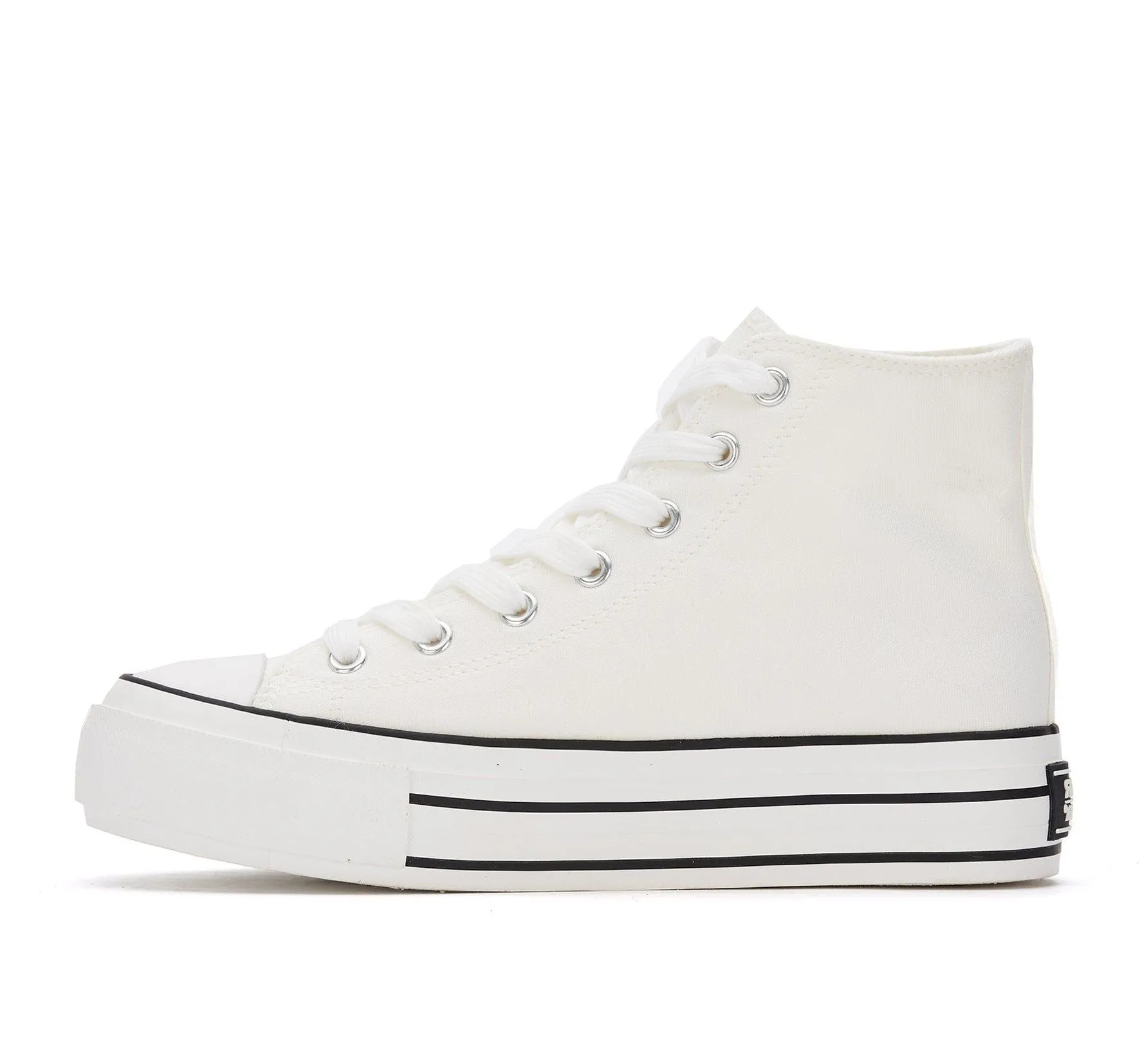Andrea Canvas Sneaker Boots With Platform