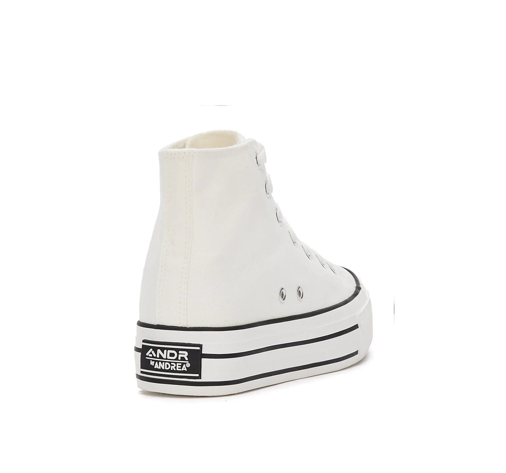 Andrea Canvas Sneaker Boots With Platform