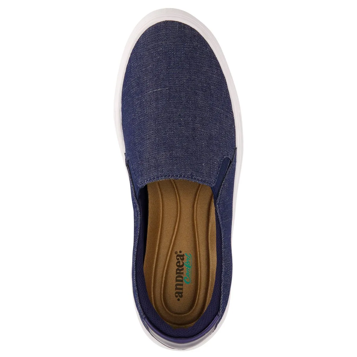 Andrea Casual Slip on Canvas Sneakers