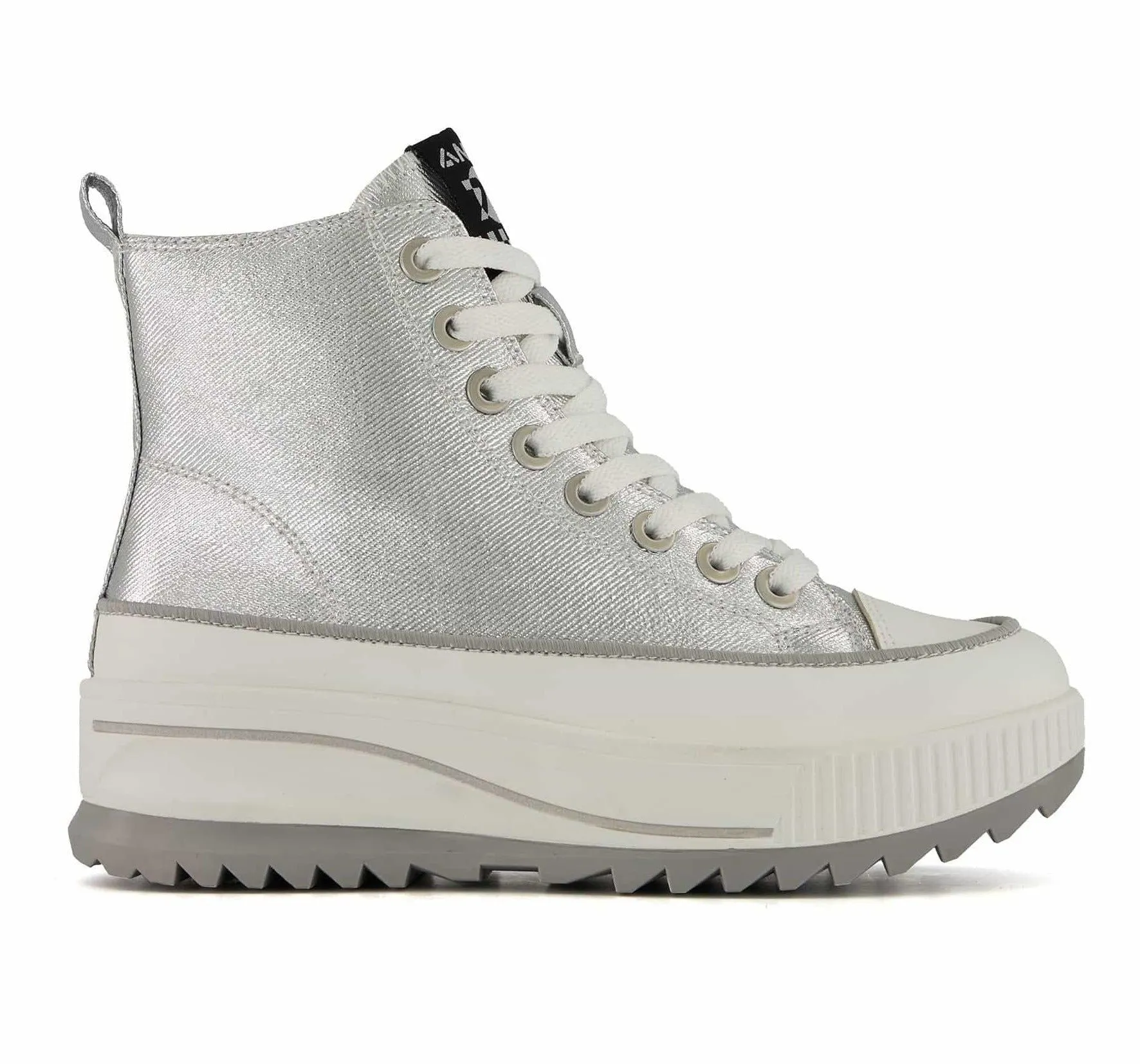 Andrea Platform Metallic Sneaker Booties