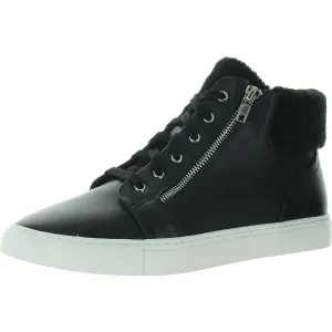 Annabel Womens Zipper Faux Leather Casual And Fashion Sneakers