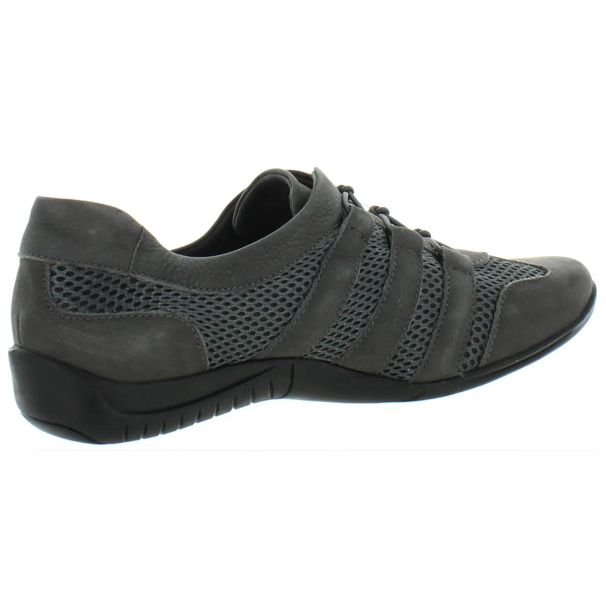 Audio Womens Leather Mesh Fashion Sneakers