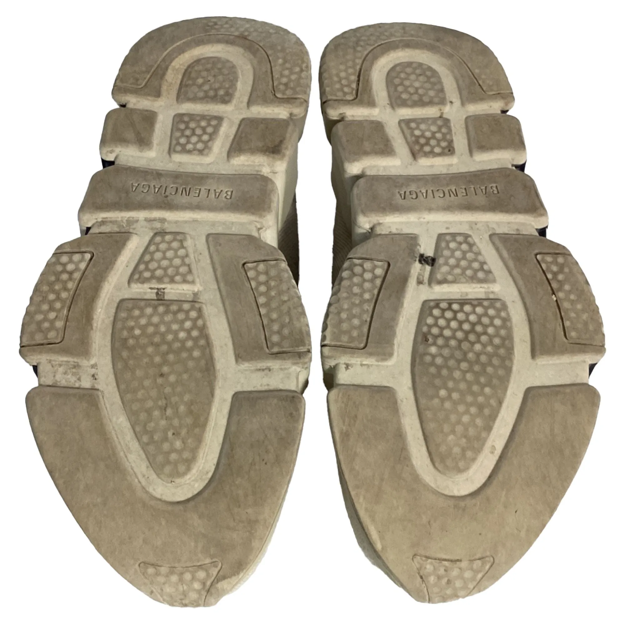 Balenciaga Speed Graffiti Sneakers in Beige Polyester