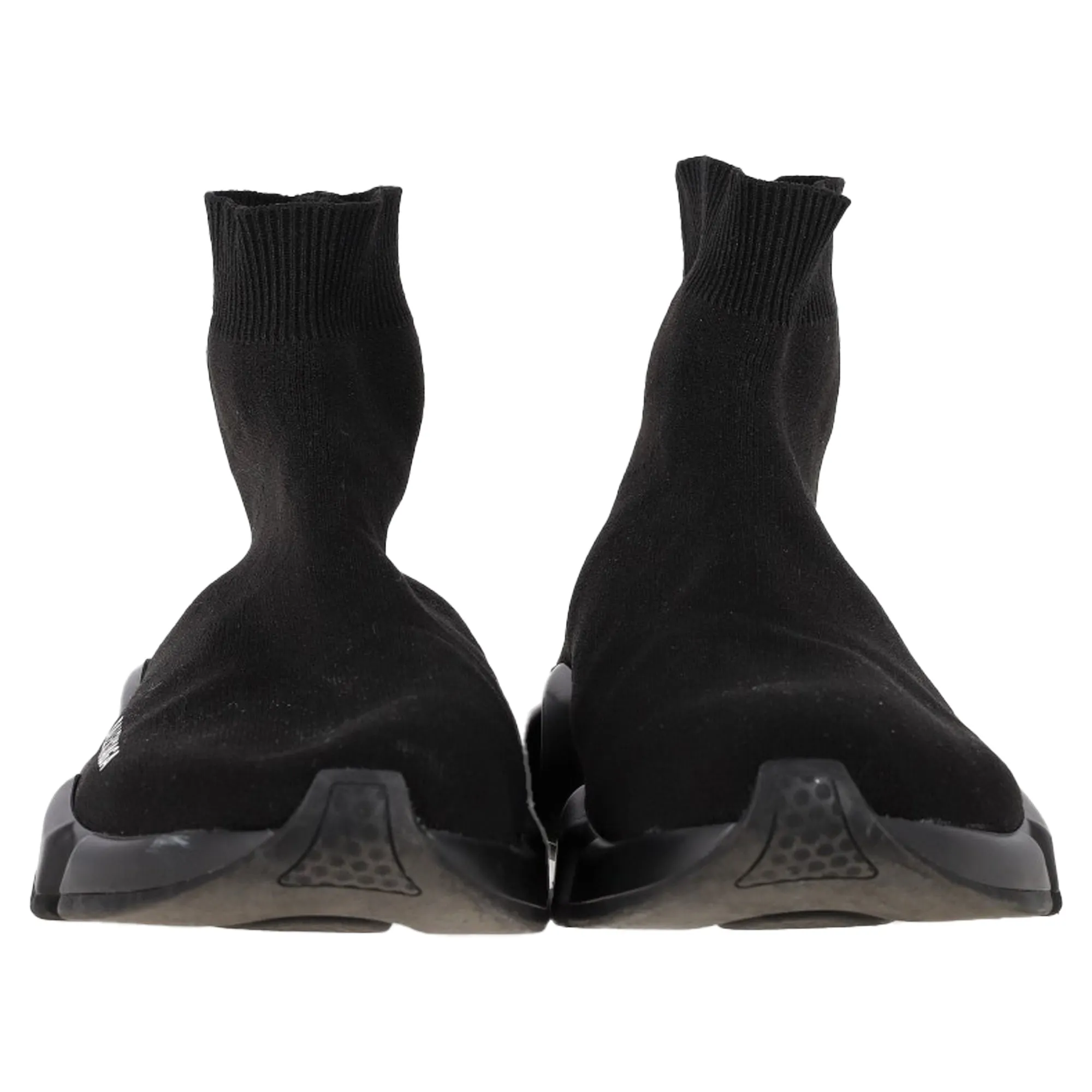 Balenciaga Speed Trainer Sneakers in Black Polyester