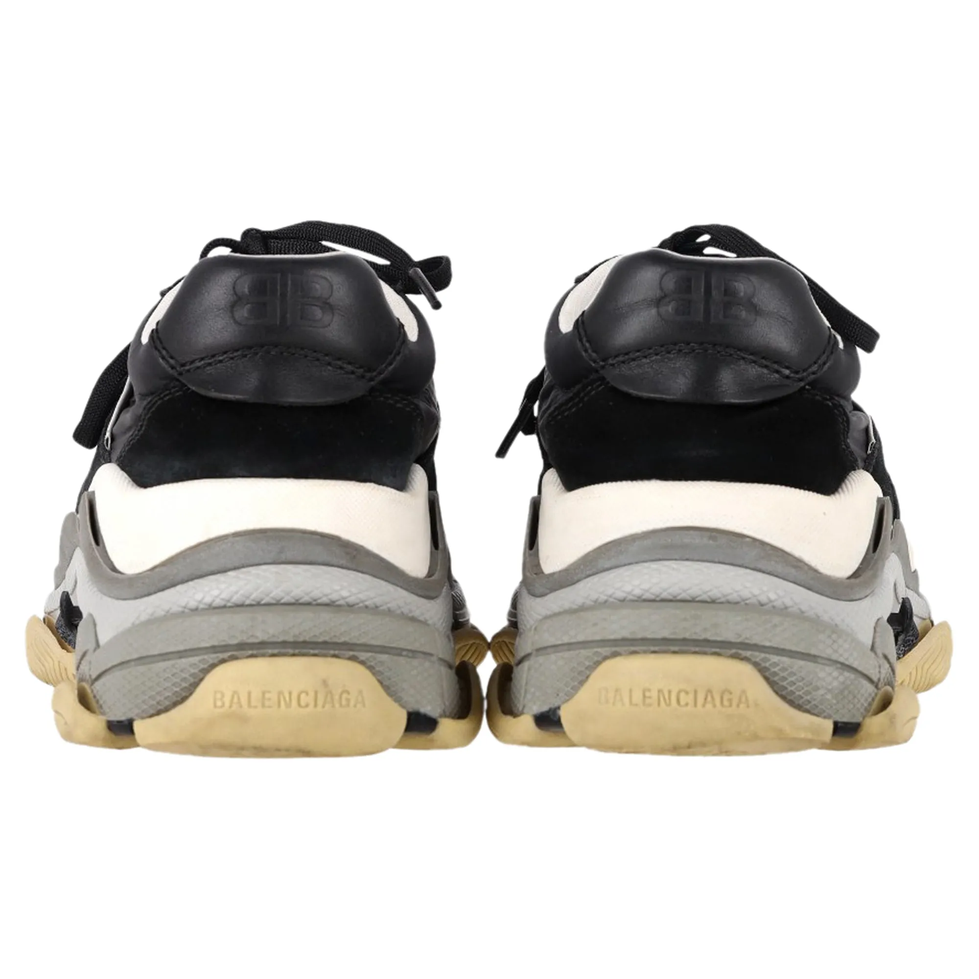 Balenciaga Triple S Sneakers in Black Suede