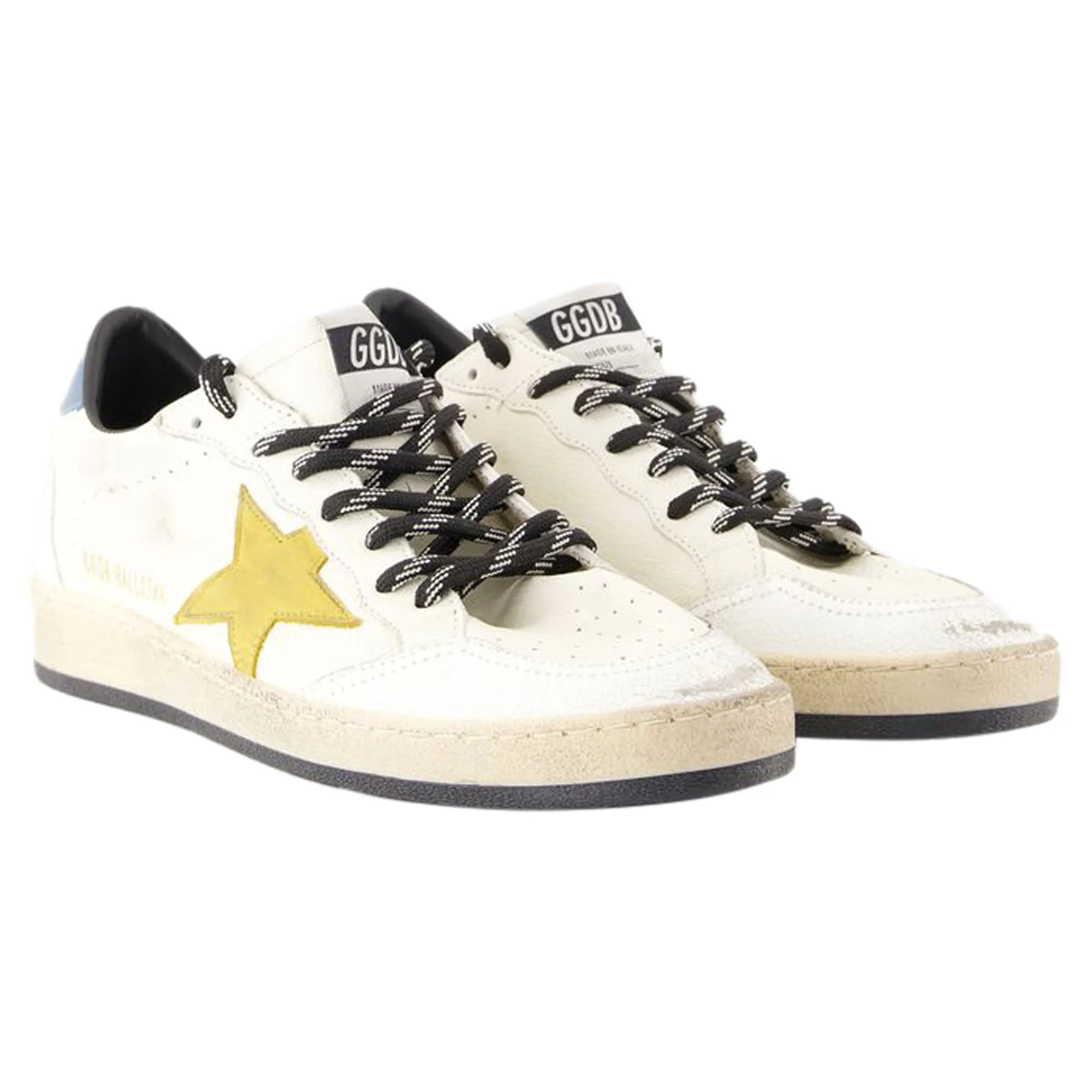 Ball Star Sneakers - Golden Goose Deluxe Brand - Leather - White