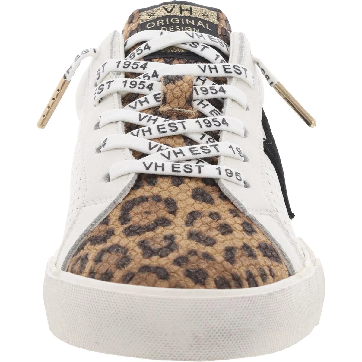 BASTILLE Womens Cushioned Footbed Leather Casual And Fashion Sneakers