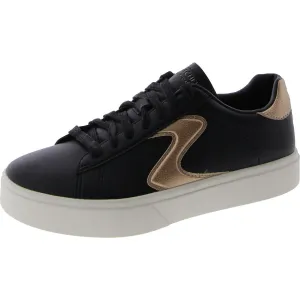BEAMING GLORY Womens Faux Leather Round toe Casual And Fashion Sneakers