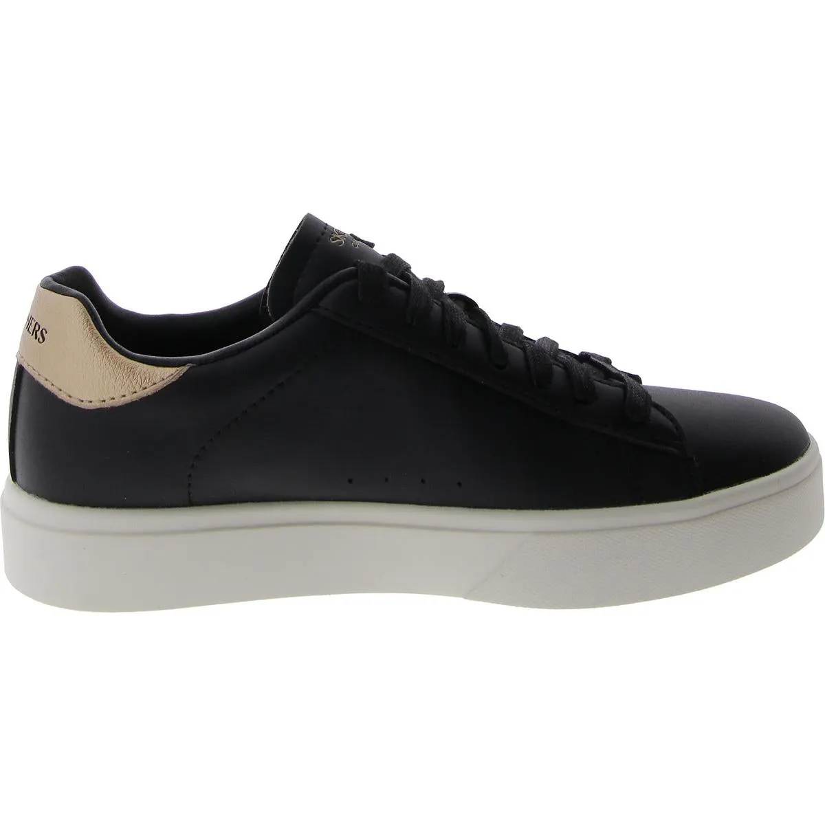 BEAMING GLORY Womens Faux Leather Round toe Casual And Fashion Sneakers