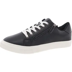 Berkeley Womens Zipper Faux Leather Casual And Fashion Sneakers