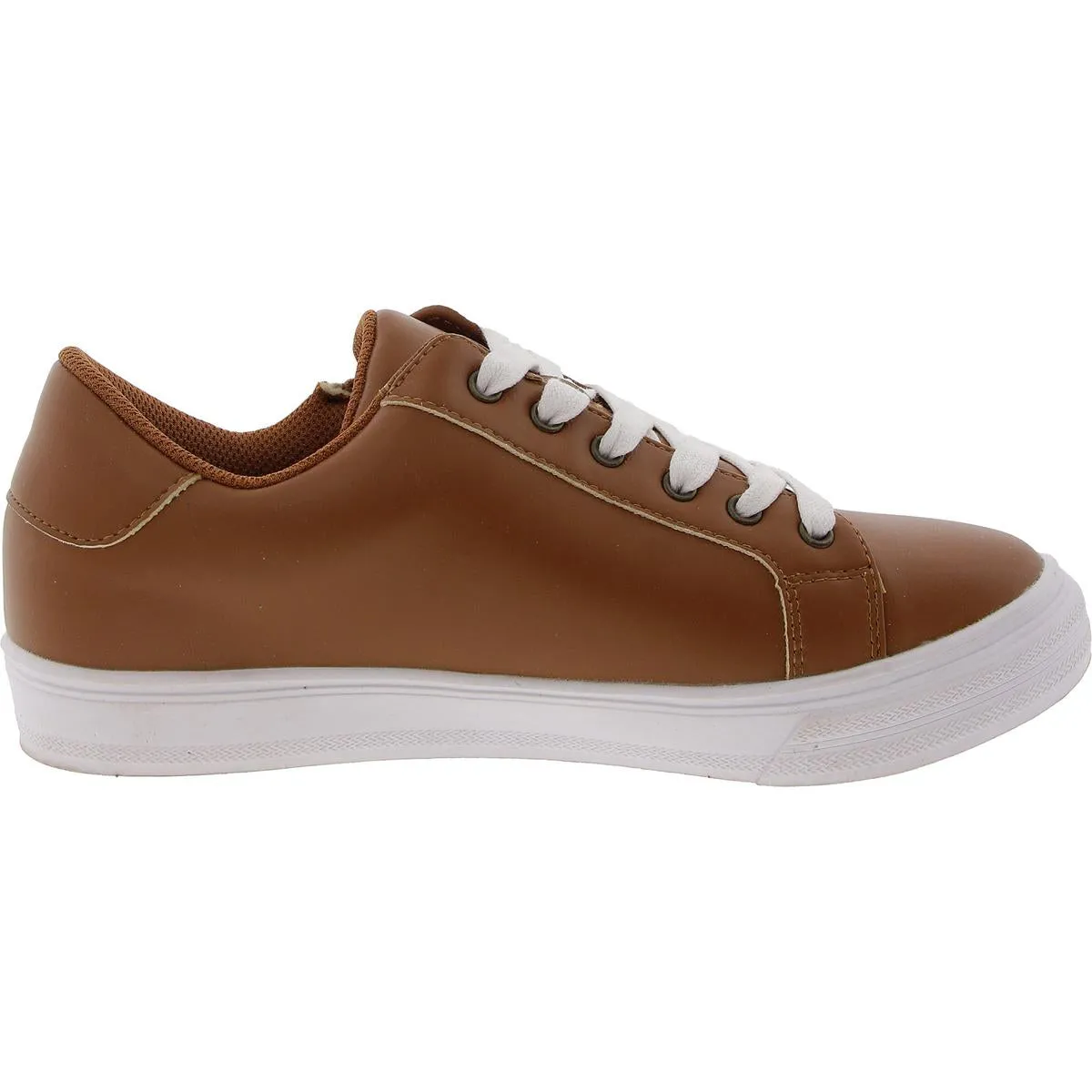 Berkeley Womens Zipper Faux Leather Casual And Fashion Sneakers