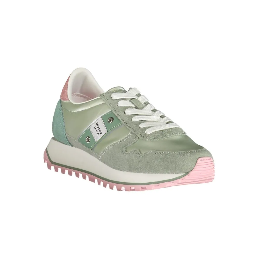Blauer Polyester Women Women's Sneaker