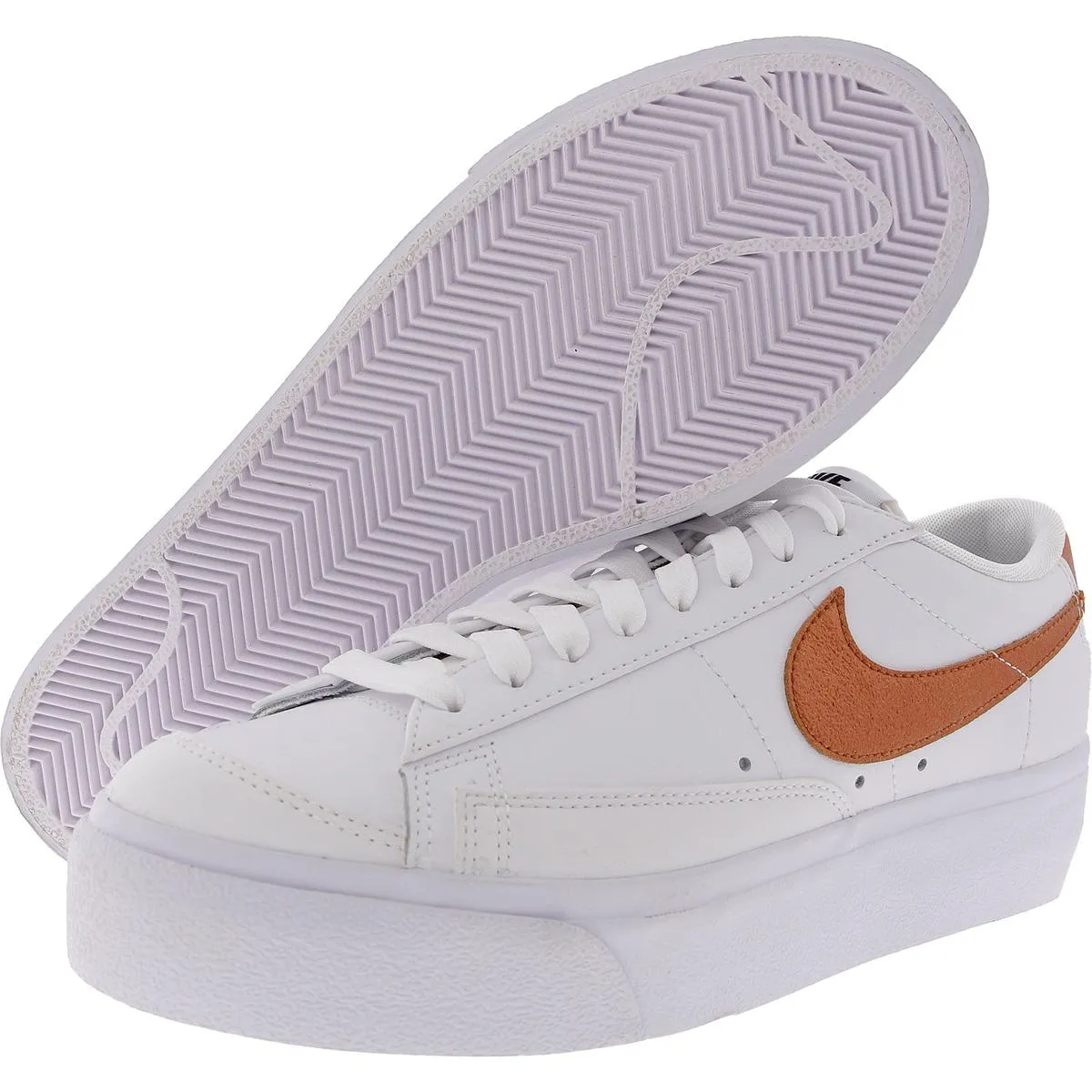 Blazer Low Platform ESS Womens Lace-Up Manmade Casual And Fashion Sneakers
