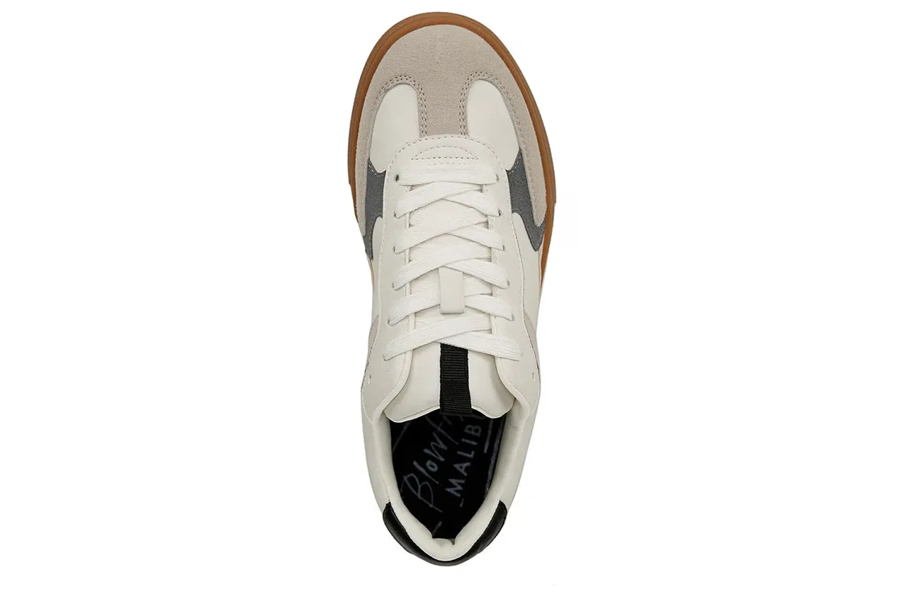 Blowfish Malibu Womens White Lace-Up Sneakers - Tastic