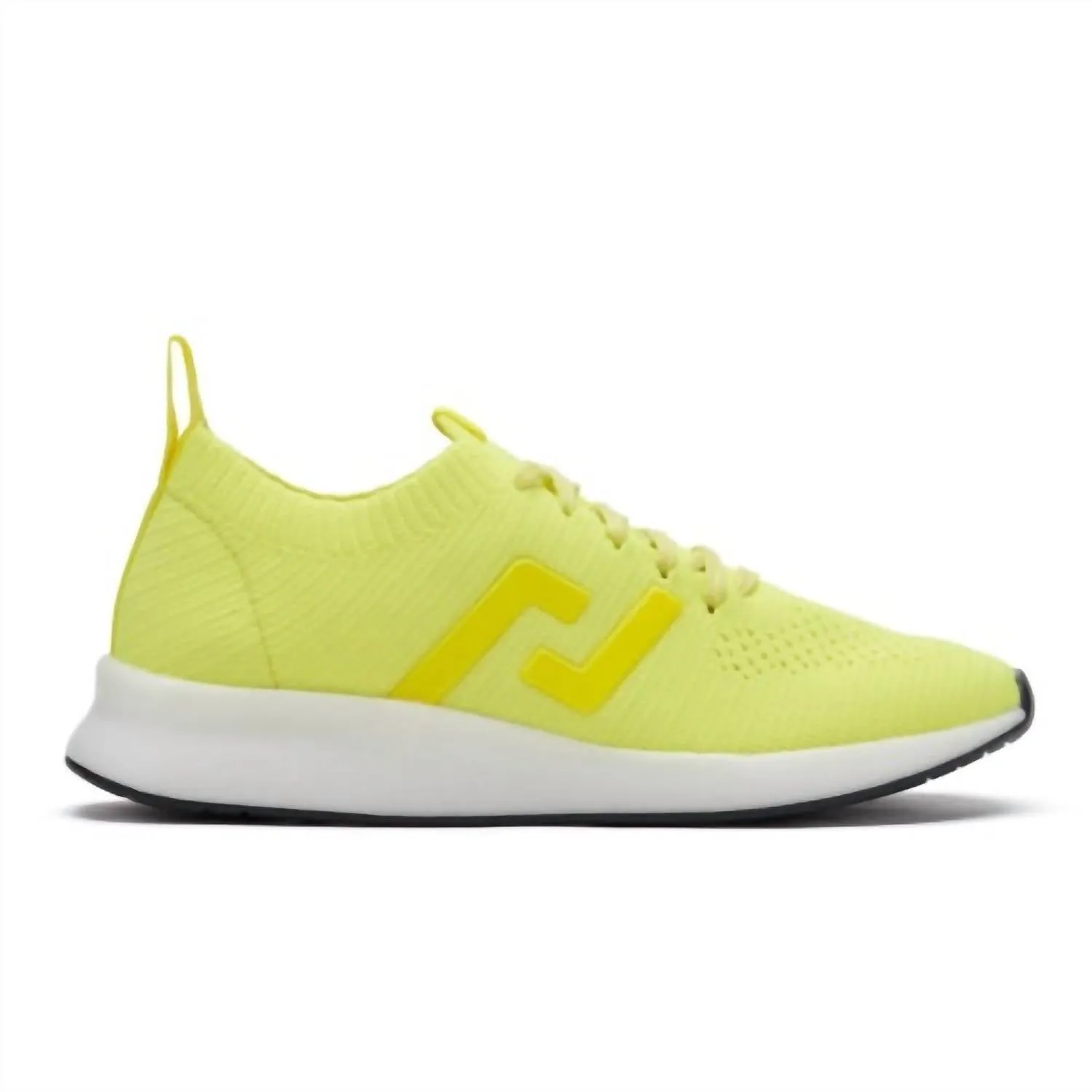 Bolt Tennis Sneaker In Neon Yellow