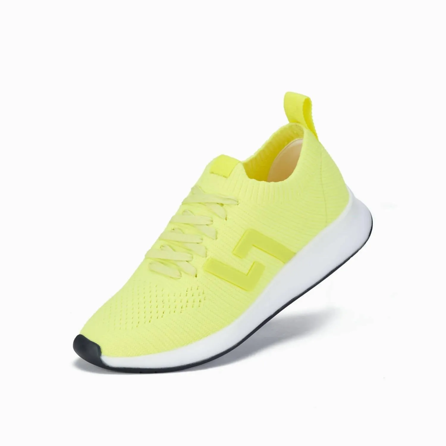 Bolt Tennis Sneaker In Neon Yellow