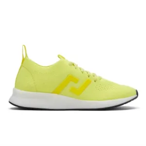 Bolt Tennis Sneaker In Neon Yellow