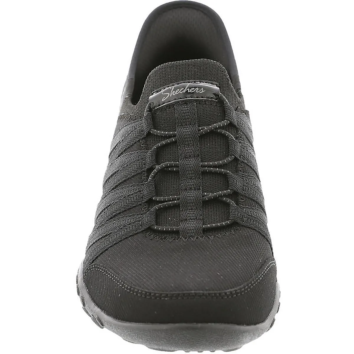 Breath Easy Womens Memory Foam Manmade Slip-On Sneakers
