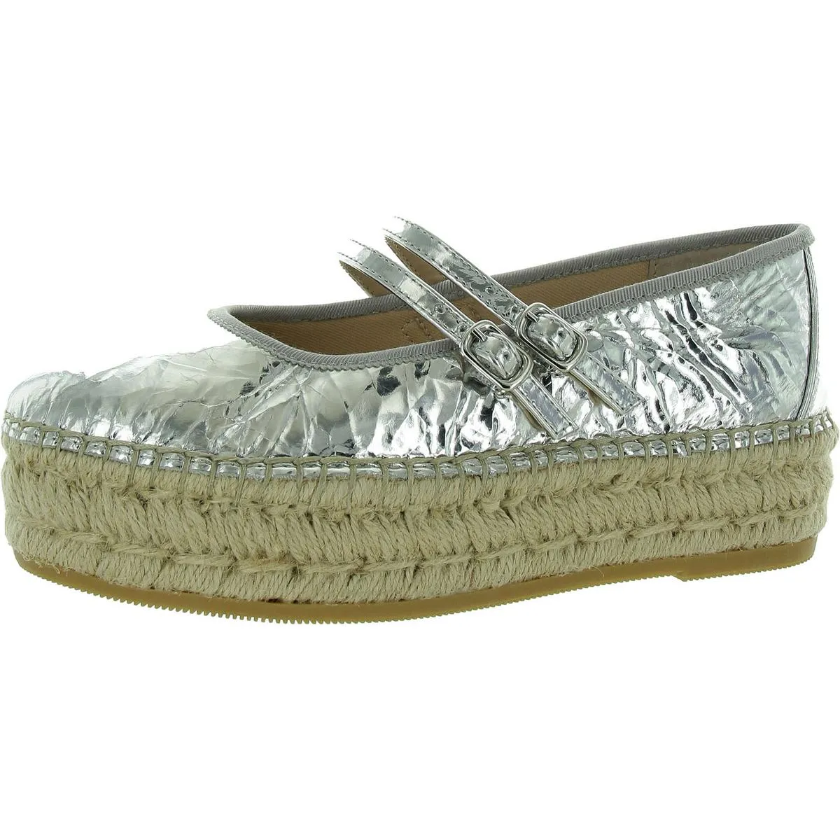 Brinn Womens Double Buckle Slip On Casual And Fashion Sneakers