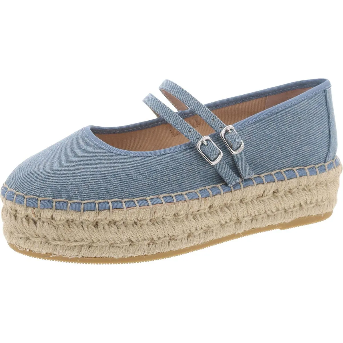 Brinn Womens Double Buckle Slip On Casual And Fashion Sneakers
