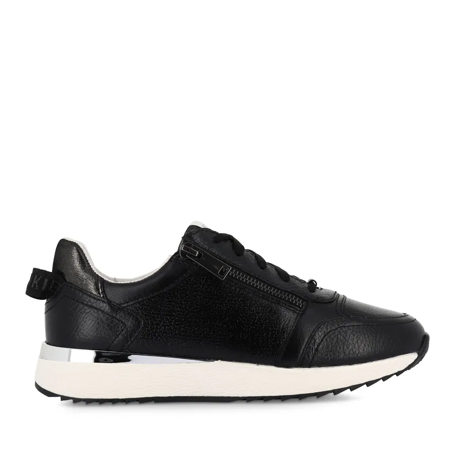 BROOKLYN III - BLACK STEEL LEATHER
