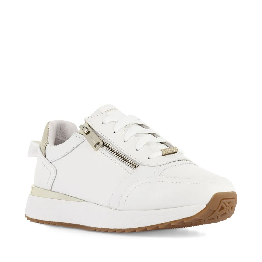 BROOKLYN III - WHITE GOLD LEATHER
