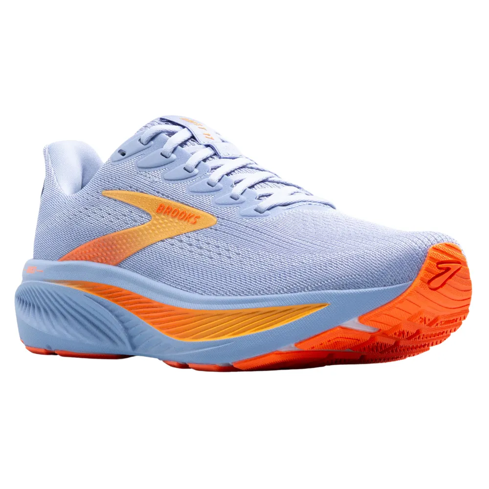 Brooks Ghost 17 Blue Heron/White/Orange Running Shoe (Women's)