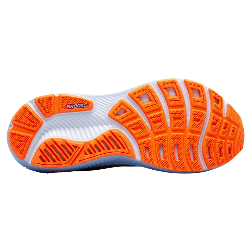 Brooks Ghost 17 Blue Heron/White/Orange Running Shoe (Women's)