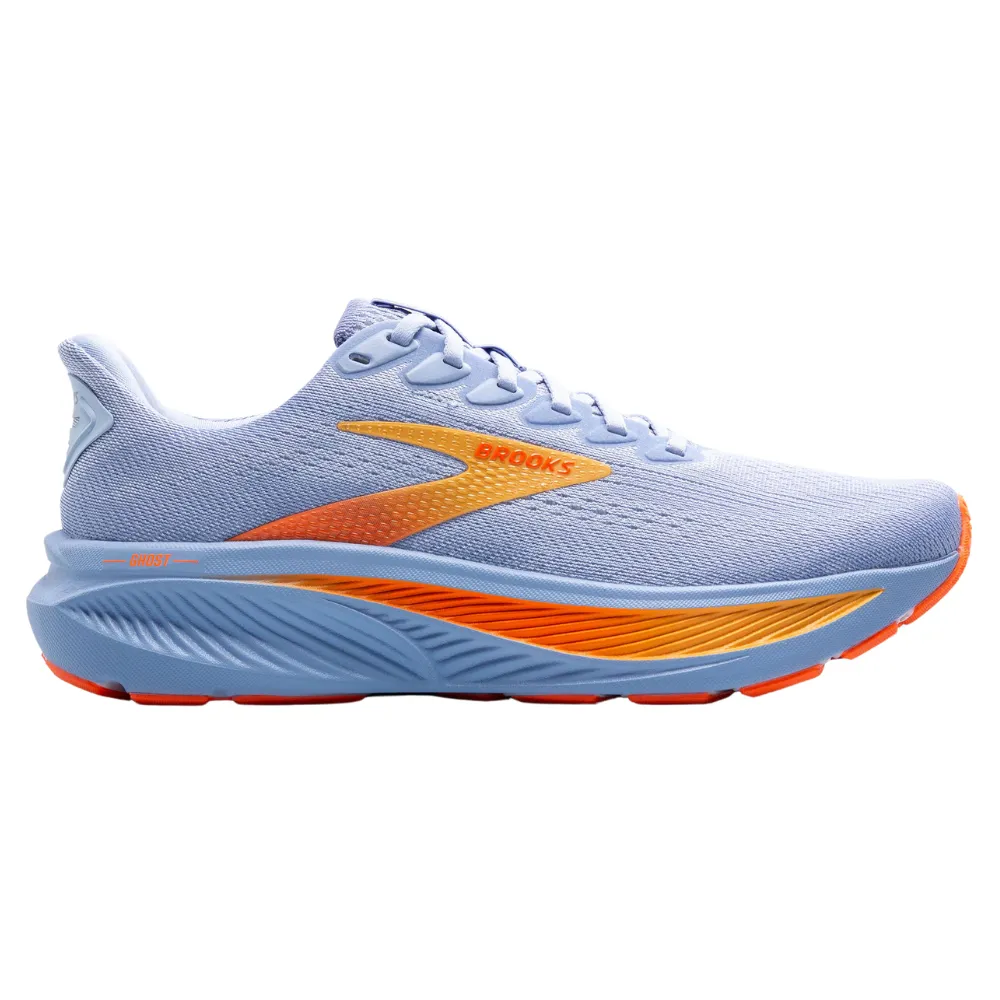 Brooks Ghost 17 Blue Heron/White/Orange Running Shoe (Women's)