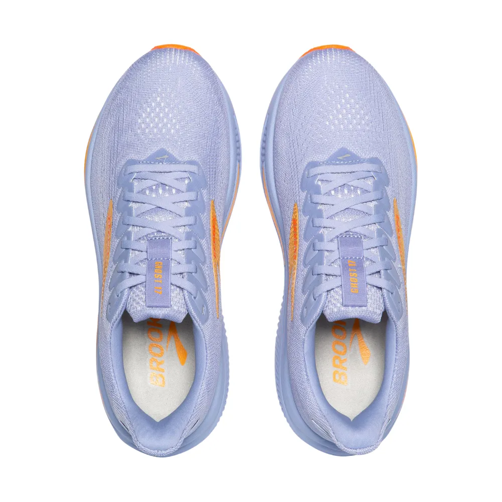 Brooks Ghost 17 Blue Heron/White/Orange Running Shoe (Women's)