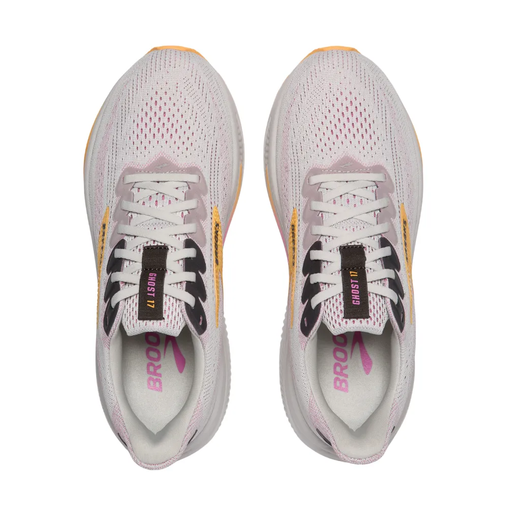 Brooks Ghost 17 Oyster/Apricot/Pink Running Shoe (Women's)