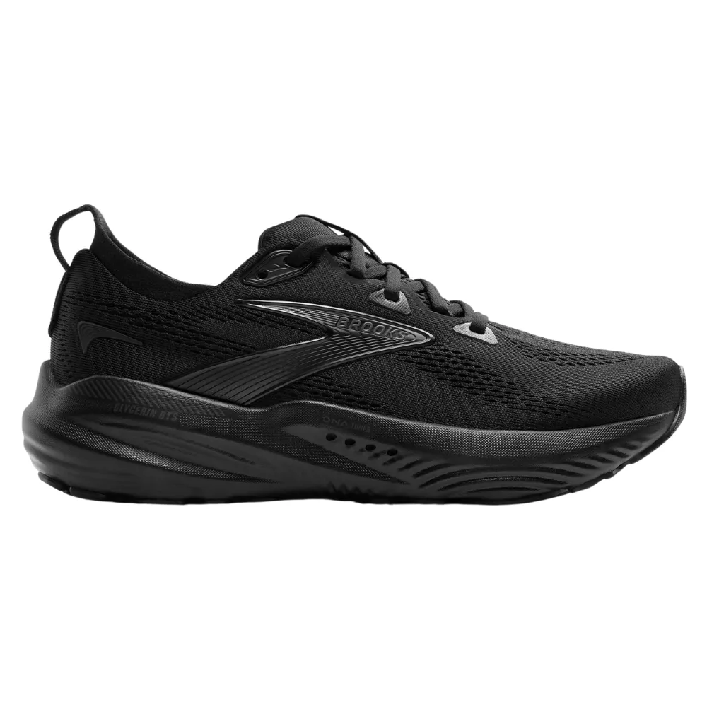 Brooks Glycerin GTS 22 Black/Black/Ebony Running Shoe (Women's)