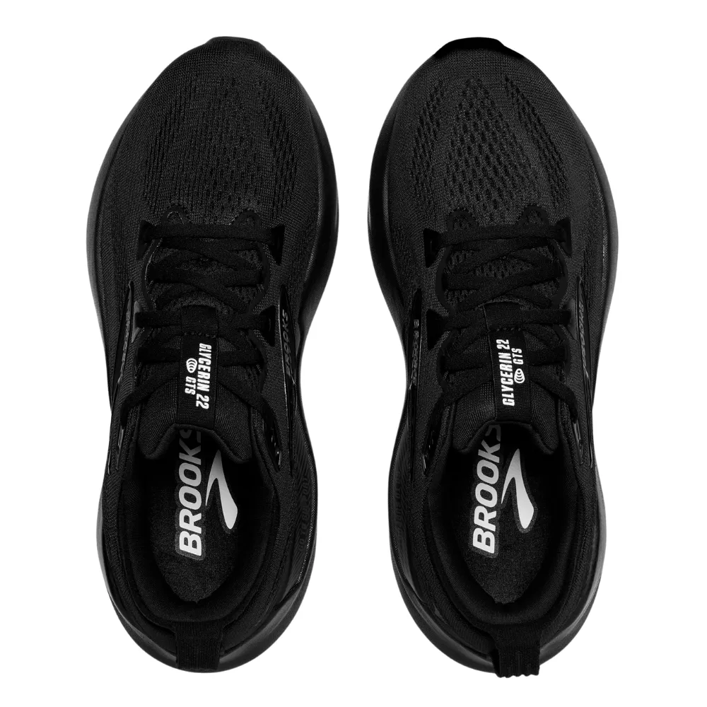 Brooks Glycerin GTS 22 Black/Black/Ebony Running Shoe (Women's)