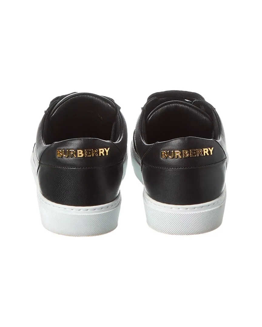 Burberry Logo Leather Sneaker (Authentic Pre-Loved)