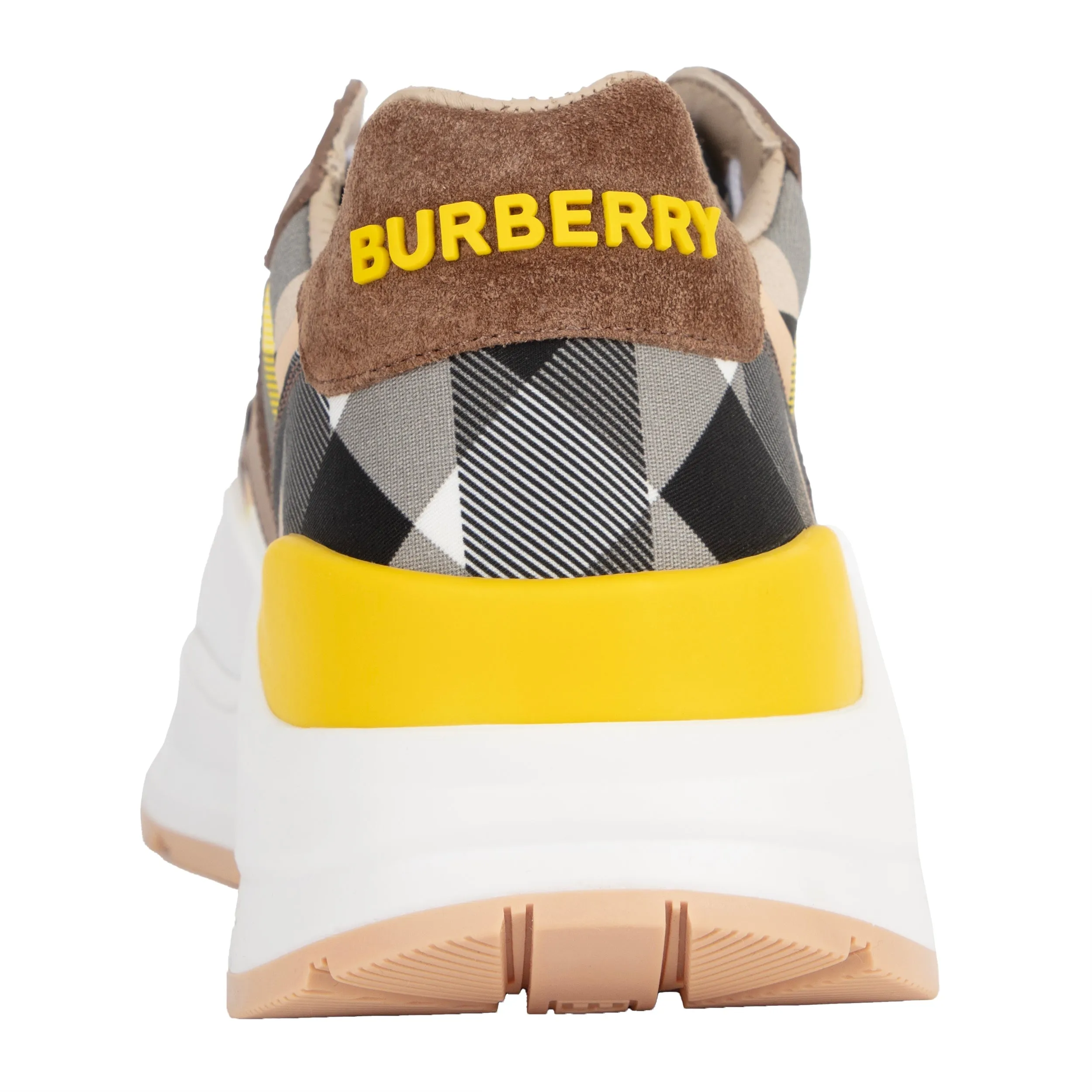 Burberry Wmns Ramsey 'Geometric Check Wheat'