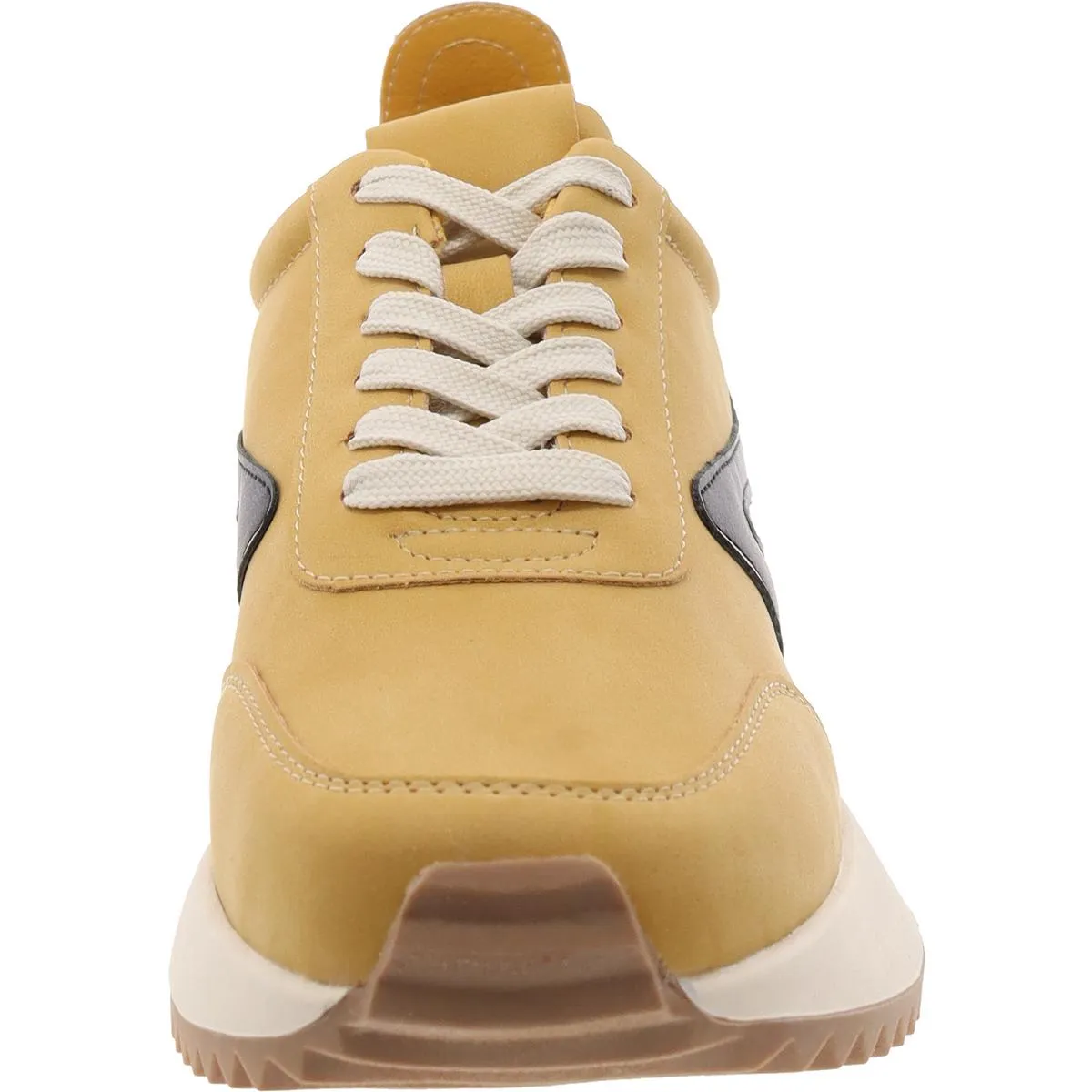 Bynx Womens Mixed Media Lace-Up Casual And Fashion Sneakers
