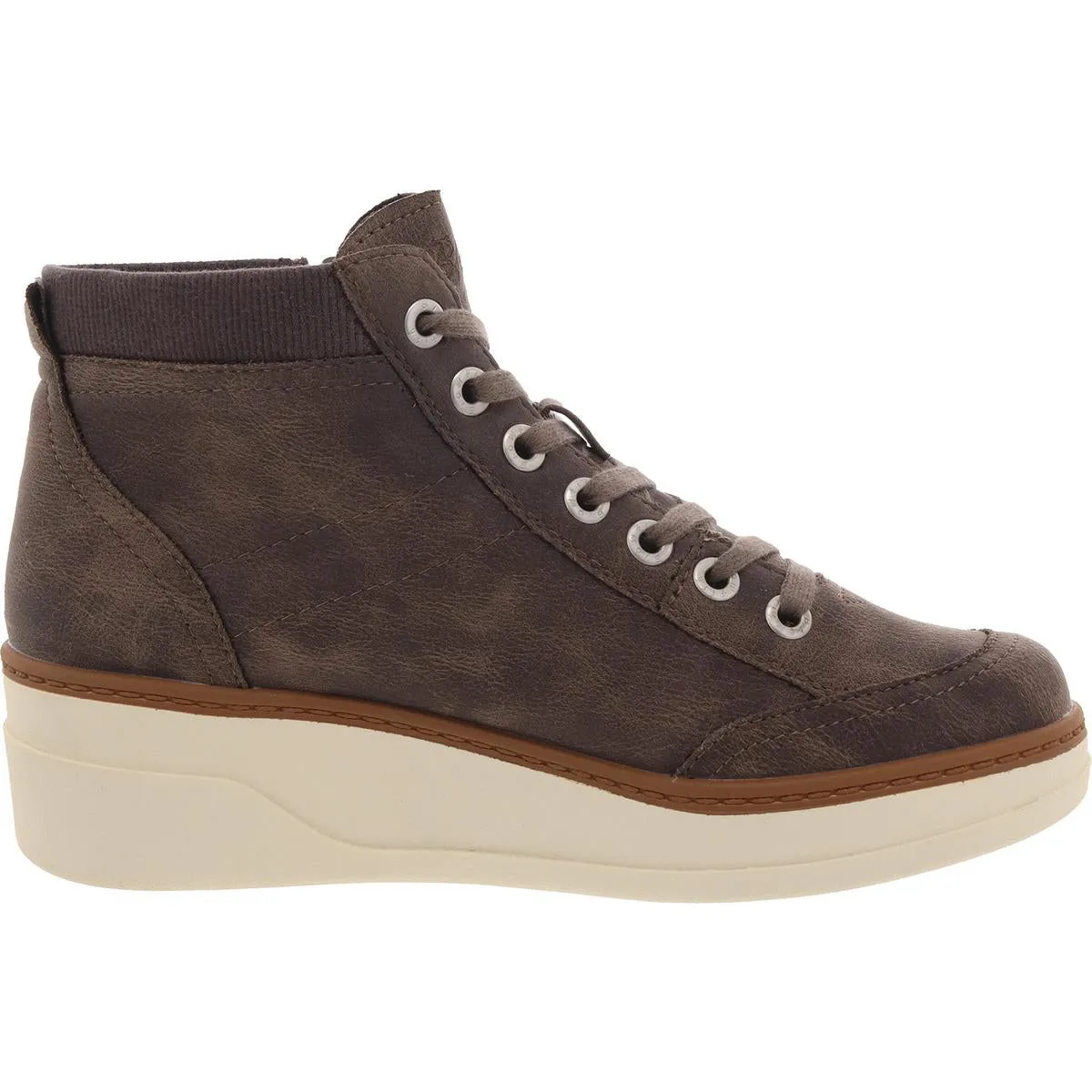 CAMDEN Womens Zipper Man Made Casual And Fashion Sneakers